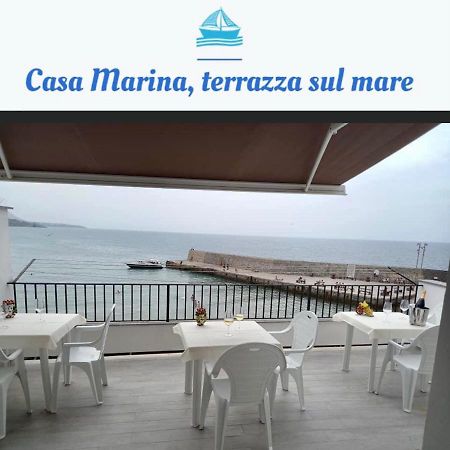 Casa Marina, La Terrazza Sul Mare Bed & Breakfast Cefalù Eksteriør bilde