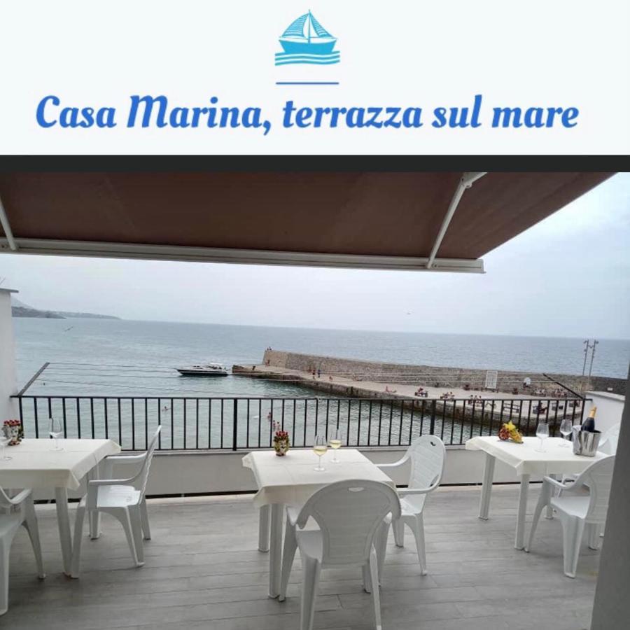 Casa Marina, La Terrazza Sul Mare Bed & Breakfast Cefalù Eksteriør bilde